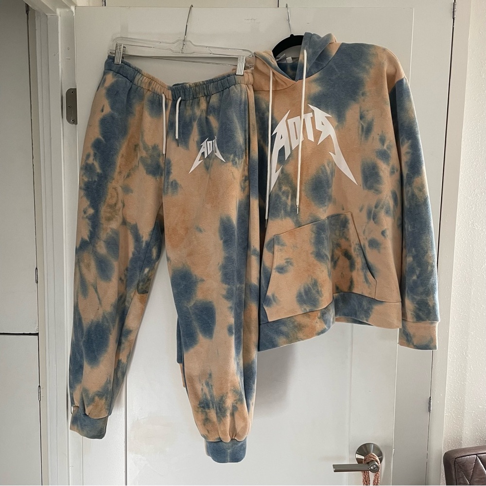 ADTR (A Day To Remember) tie dye sweat suit